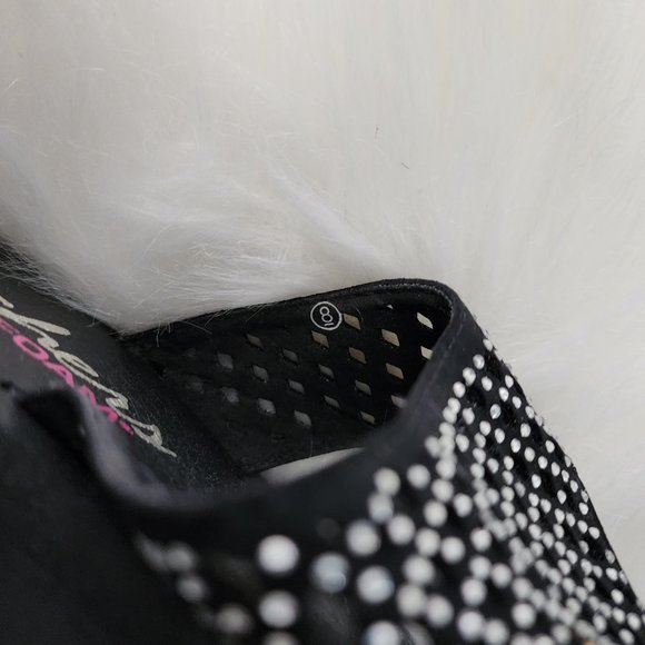 Black Sketchers Sandals Flip Flops - Picture 4 of 5